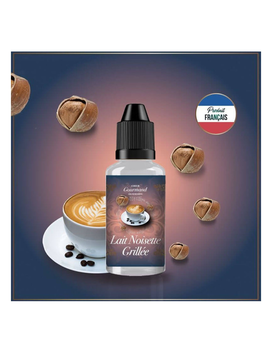 Concentré Lait Noisette Grillée 30ml - Cœur Gourmand Grand Reserve - Made In Vape