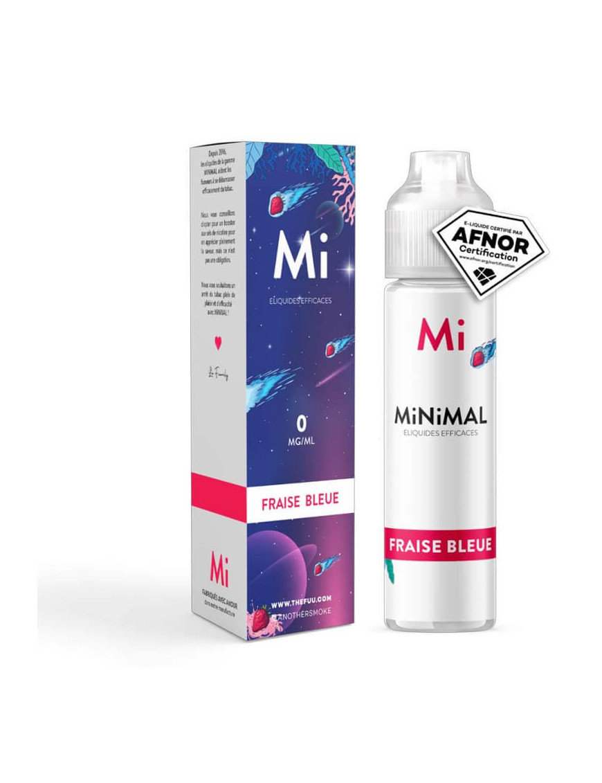 E-liquide Fraise Bleue 50 ml – MiNiMAL – The Fuu | Sans nicotine