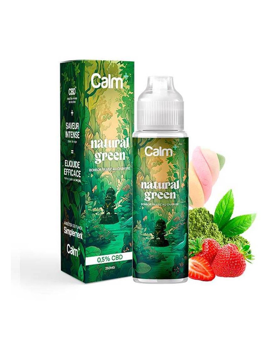 Natural Green 50 ml – 0 mg – 0,5%  CBD | Calm+ – The Fuu