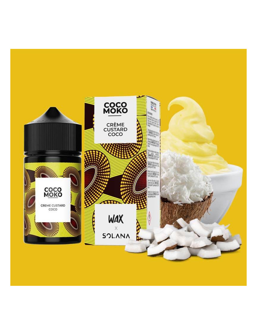 Coco Moko 50 ml – 0 mg | Wax – Solana – E‑liquide gourmand