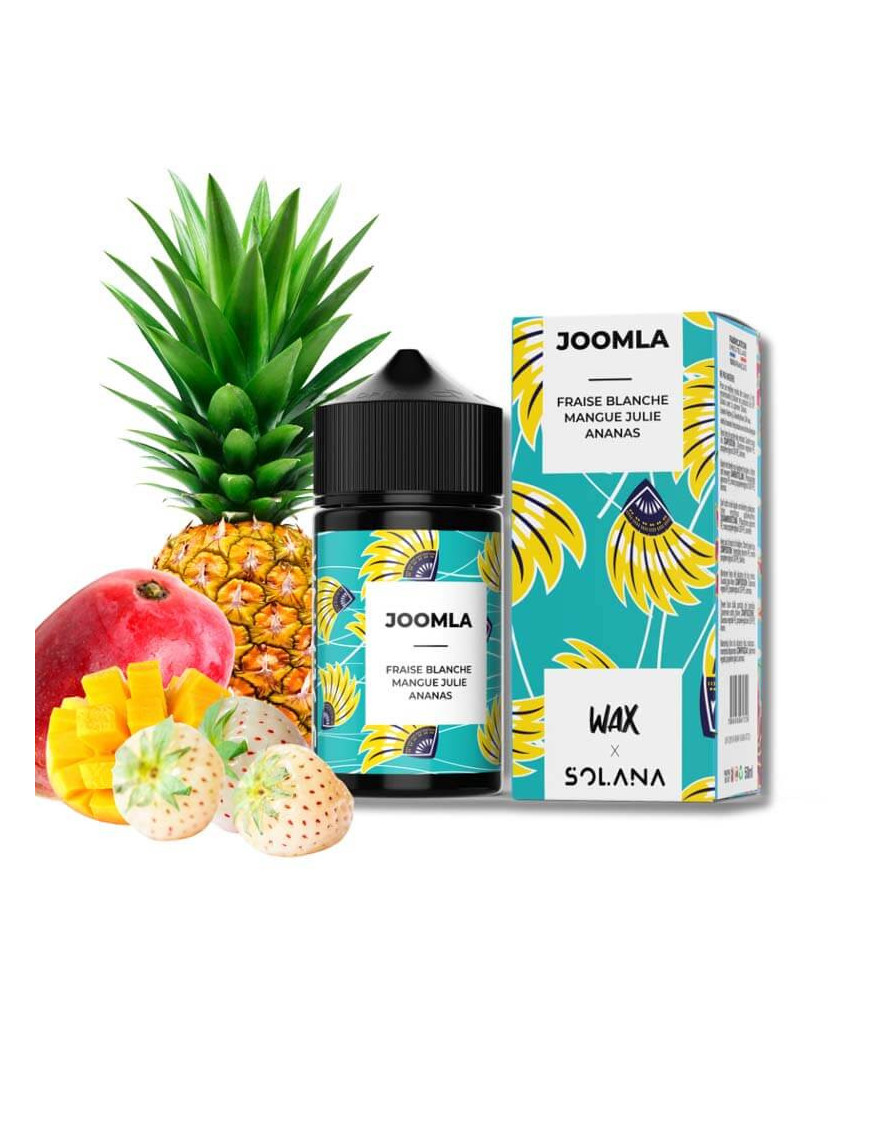 Joomla 50 ml – 0 mg | Wax – Solana – Fraise blanche & Ananas