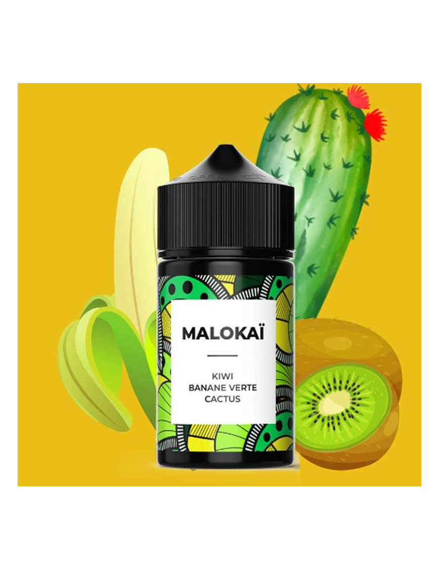 Malokai 50 ml – 0 mg | Wax – Solana – Kiwi, Banane Verte & Cactus