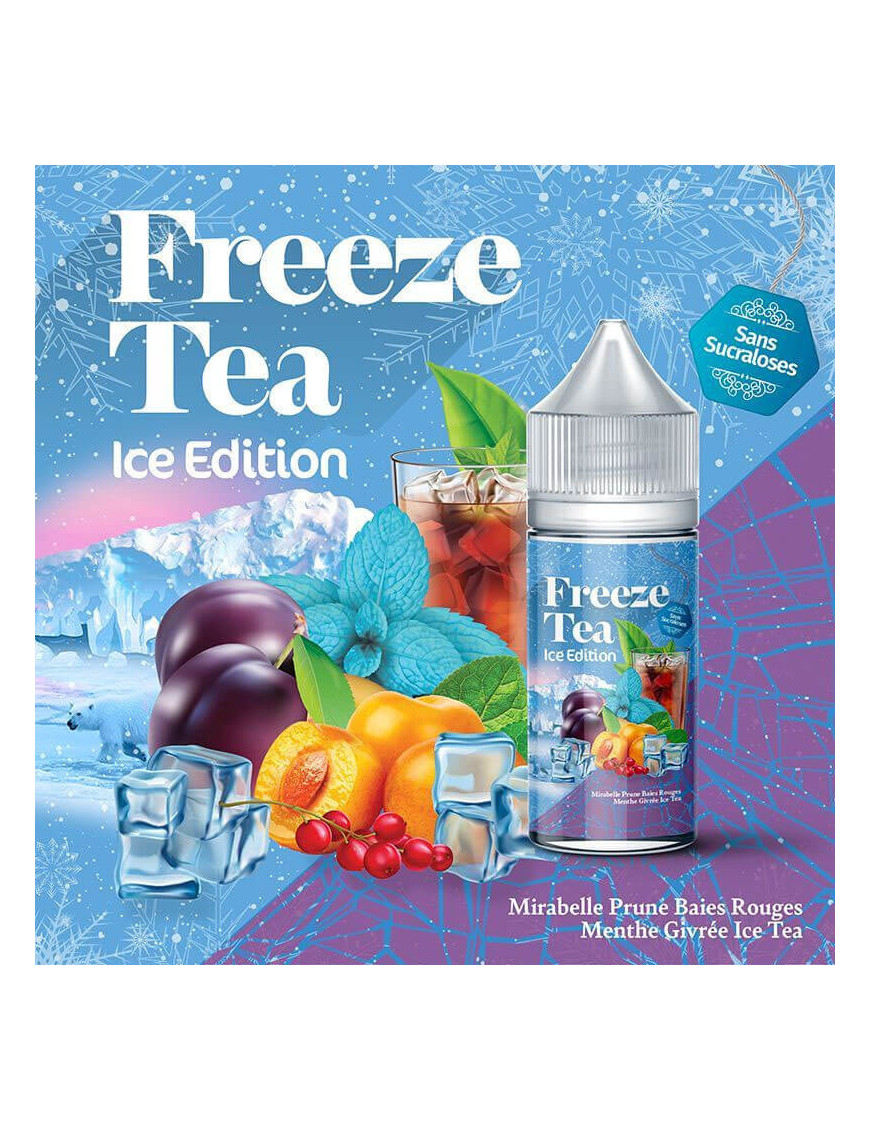 Concentré Mirabelle Prune Baies Rouges 30ml - Freeze Tea - Made In Vape