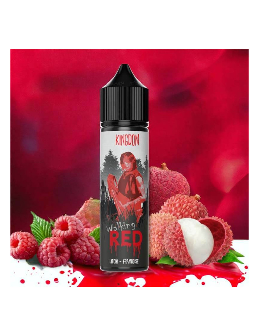 Kingdom 50 ml – 0 mg | Walking Red – Solana – Litchi & Framboise