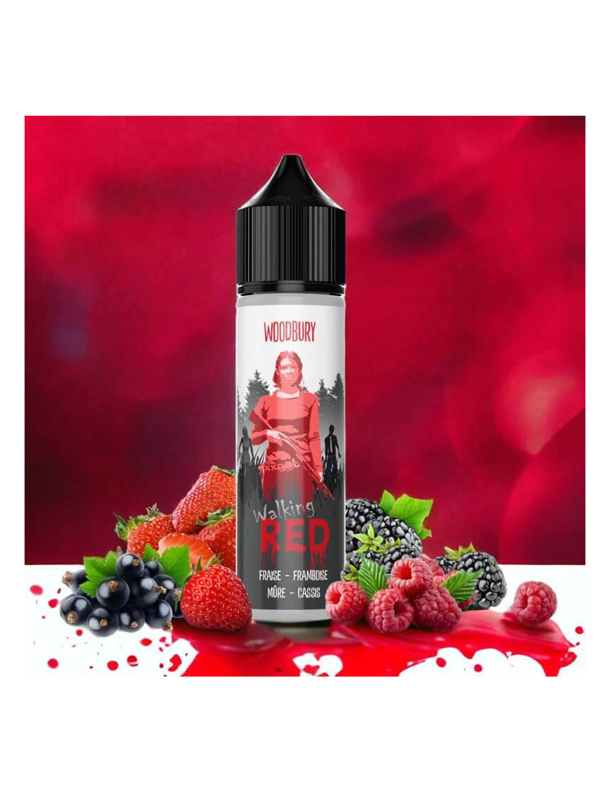 Woodbury 50 ml – 0 mg | Walking Red – Solana – Fraise, Framboise, Mûre & Cassis