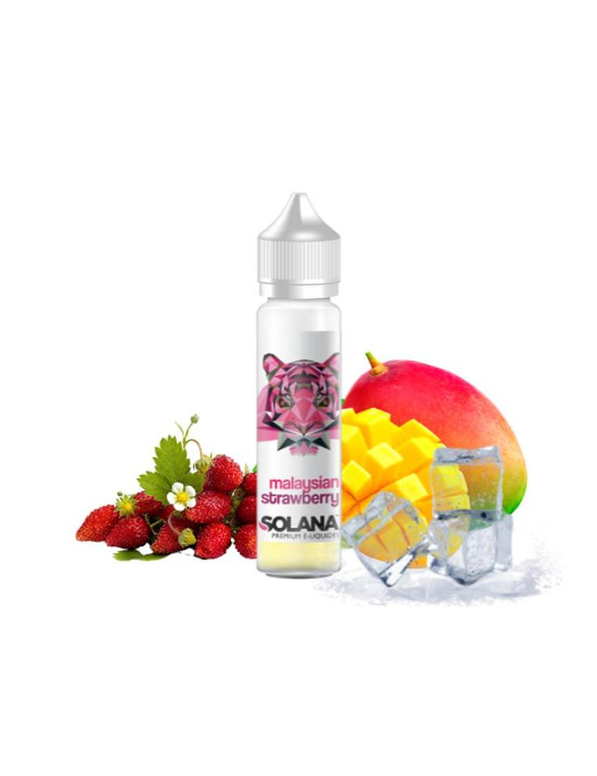 Malaysian Strawberry 50 ml – 0 mg | Fruités Frais – Solana – Fraise des Bois & Mangue