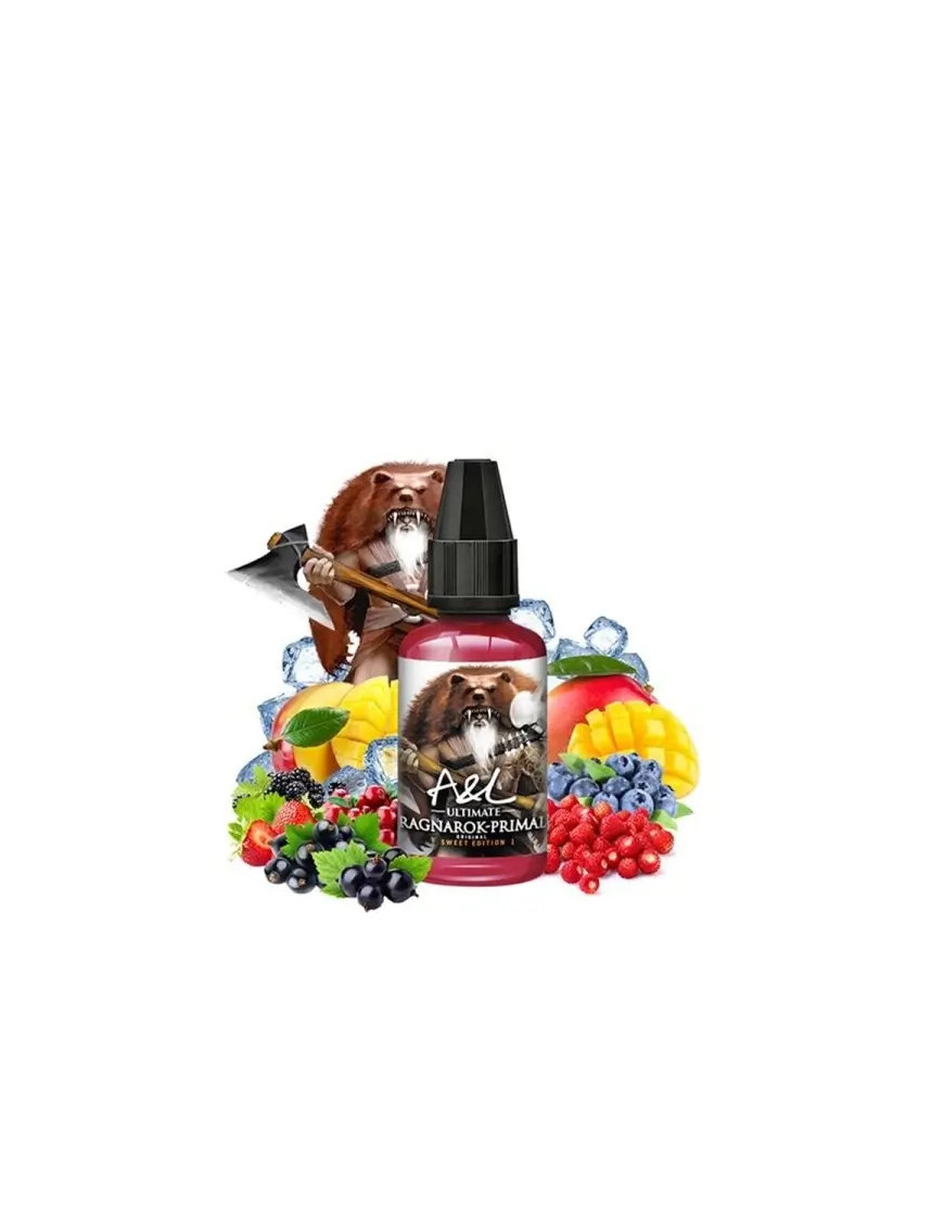 Concentré Ragnarok Primal Sweet Edition 30ml - Ultimate par A&L : Mélange exotique fruité et frais