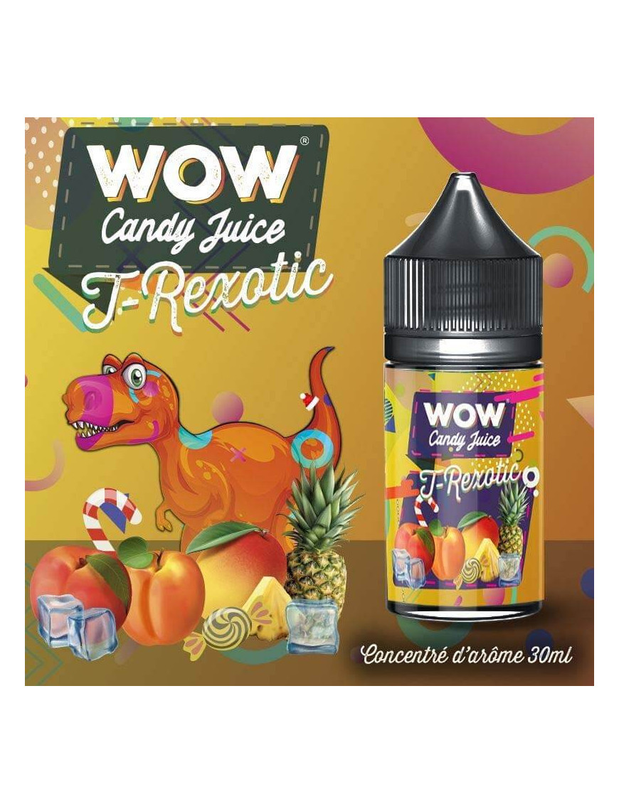 Konzentrat T‑Rexotic 30 ml – Wow Candy Juice – Made In Vape