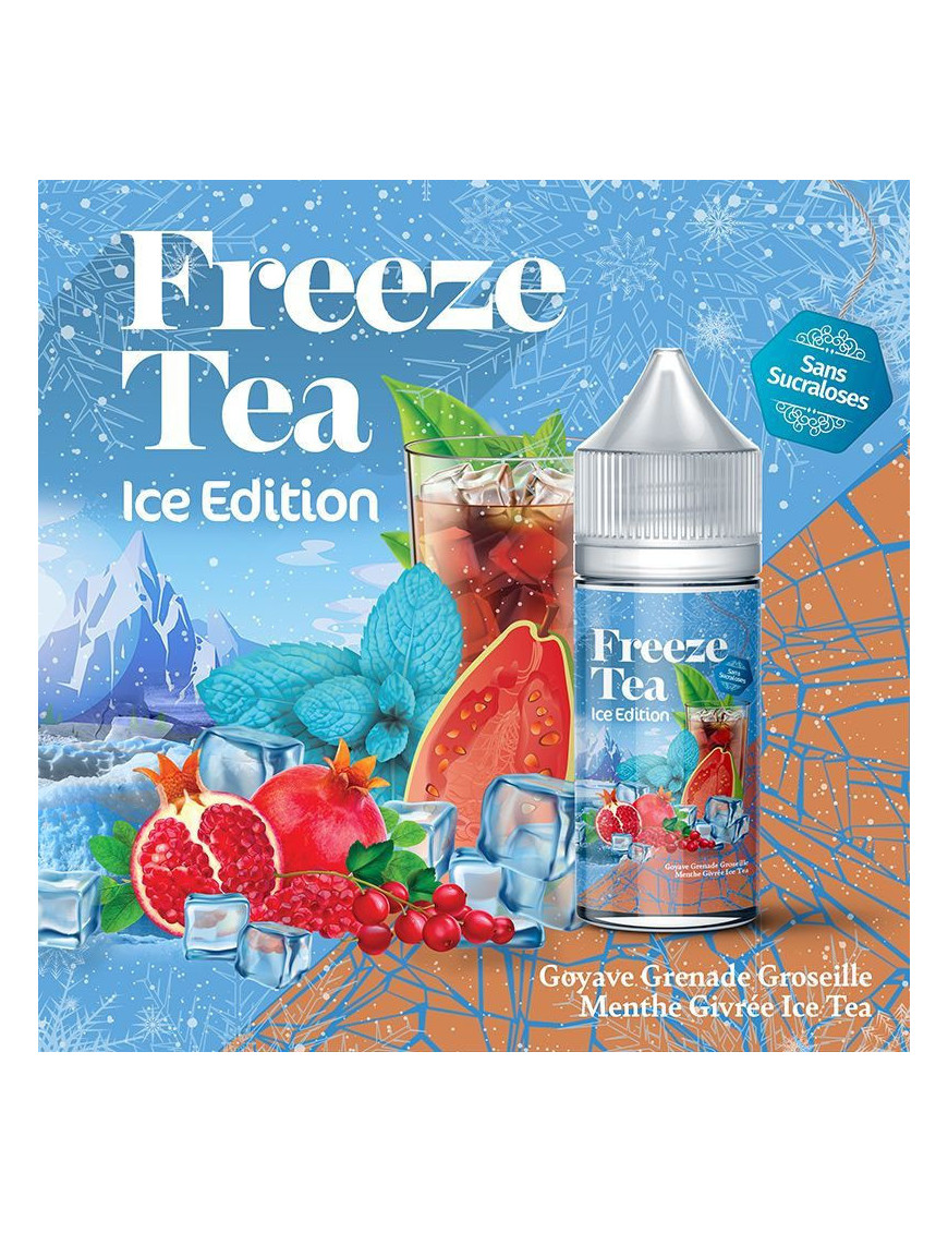 Concentré Goyave Grenade Groseille Ice Tea 30ml - Freeze Tea - Made In Vape