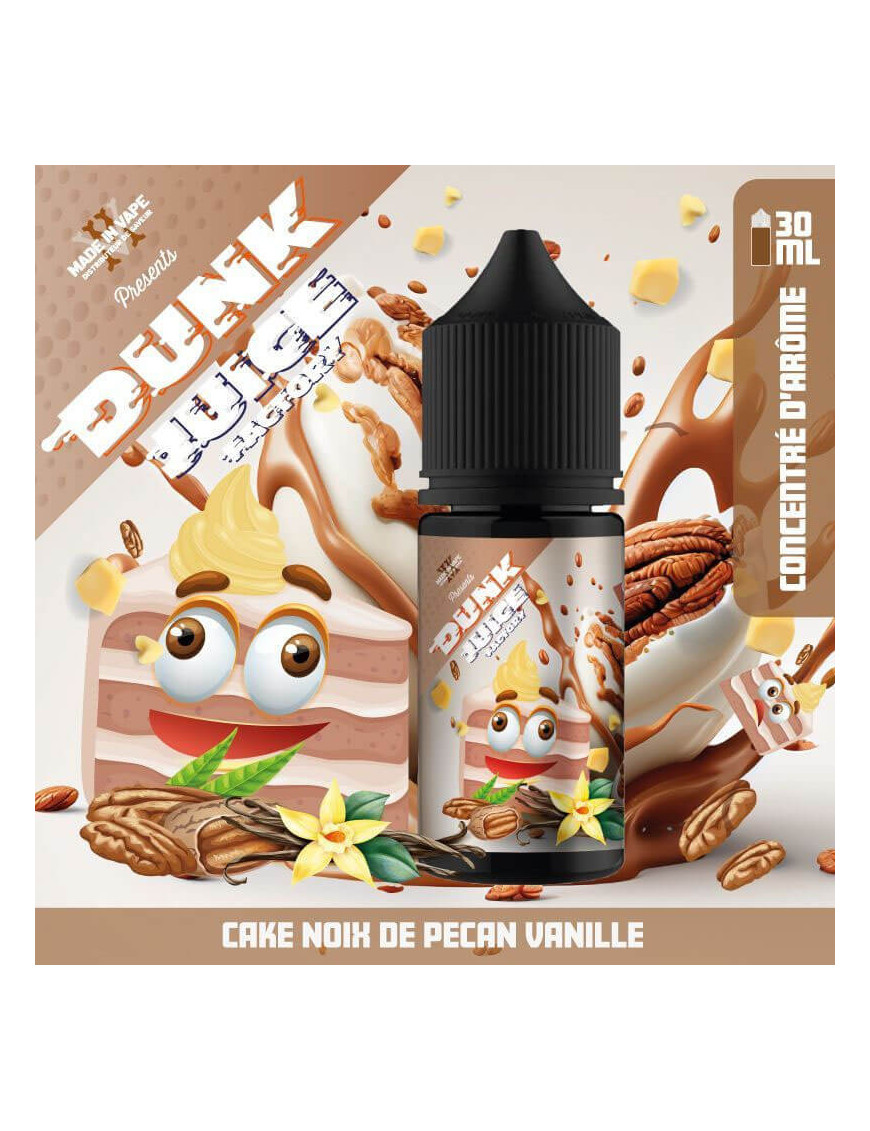 Concentré Cake Noix De Pécan Vanille 30ml - Dunk Juice Factory - Made In Vape