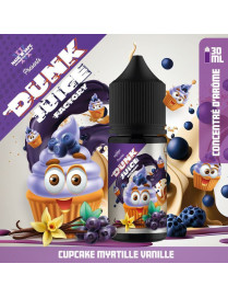 Concentré Cupcake Myrtille Vanille 30ml - Dunk Juice Factory - Made In Vape