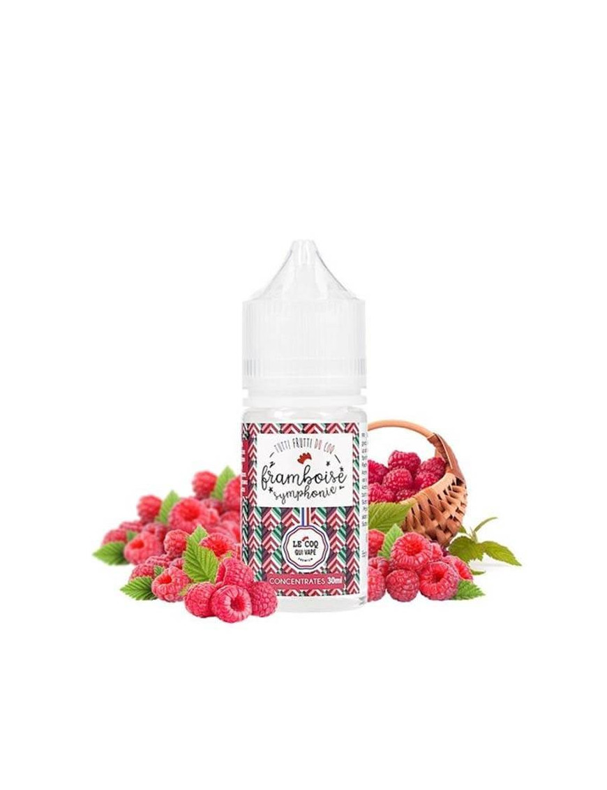 Concentré Le Coq qui Vape Framboise Symphonie 30 ml – Le Coq qui Vape