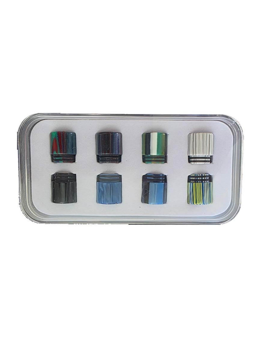 Drip Tip 810 Résine Kit A2 (8 pcs) – ReeWape