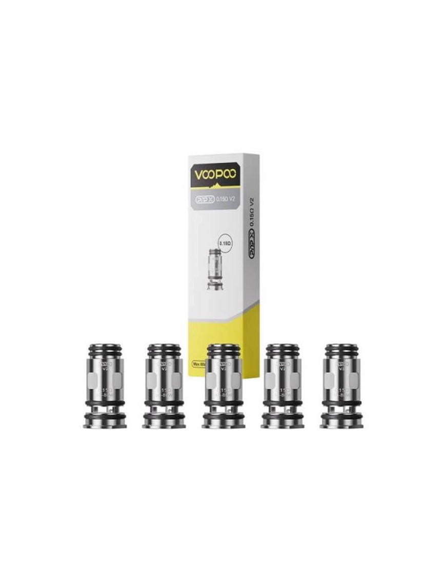 Résistances Voopoo PnP X V2 – 0.15 à 0.6 Ω – Pack de 5
