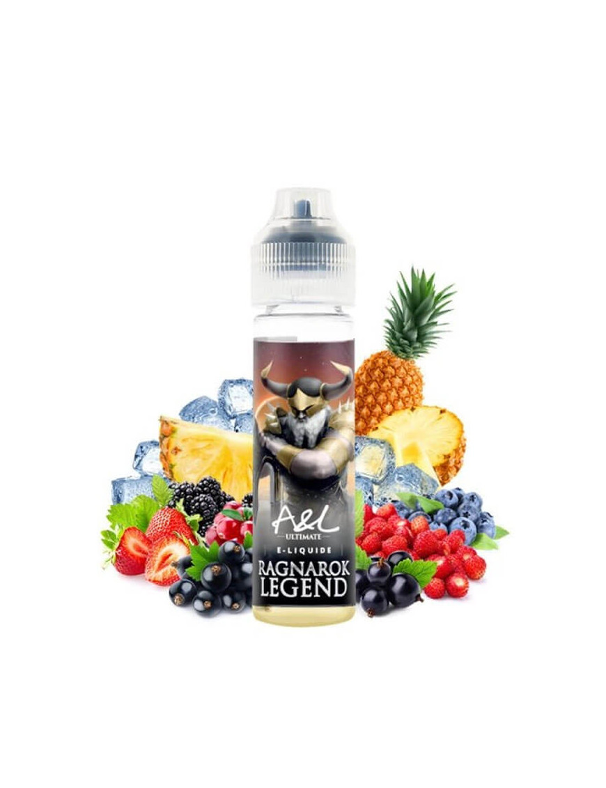 Ragnarok Legend 0mg 50ml - Ultimate par A&L | E-liquide fruits rouges et ananas frais
