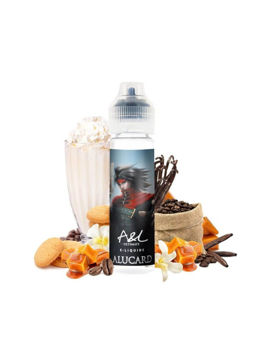 Alucard 0mg 50ml - Ultimate par A&L | E-liquide milkshake café, vanille, caramel et biscuit