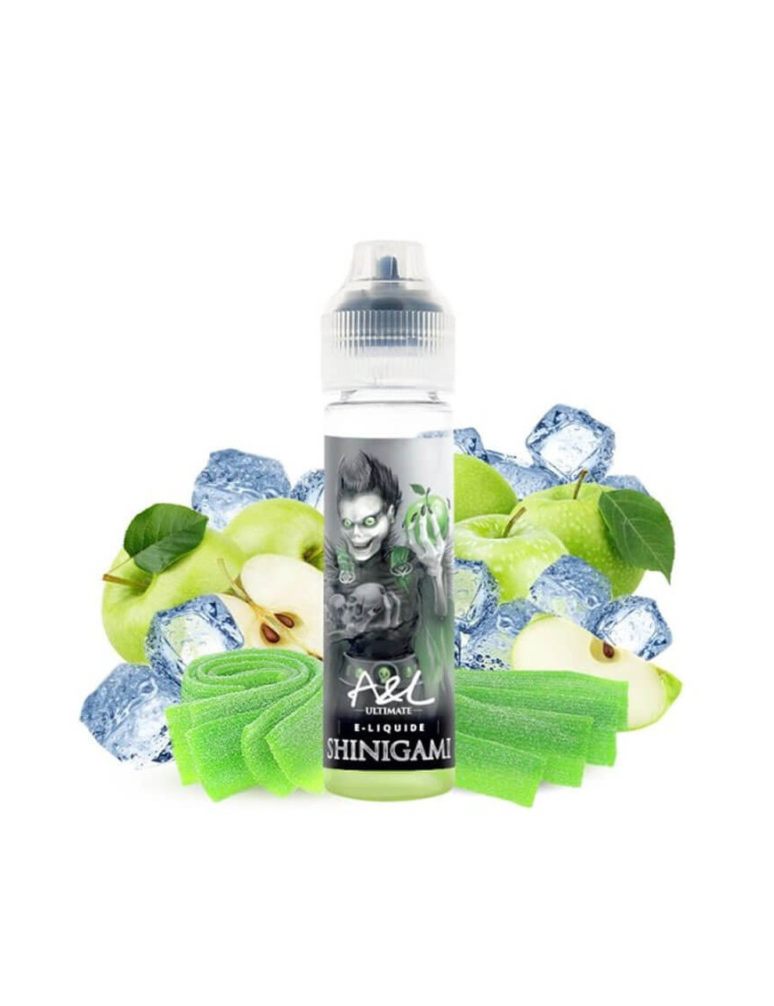 Shinigami 0mg 50ml - Ultimate par A&L | E-liquide bonbon pomme verte fraîche