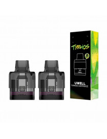 Cartouches Typhos 0.3/0.6/0.8Ω 6 ml (2 pcs) Uwell | Pods de remplacement