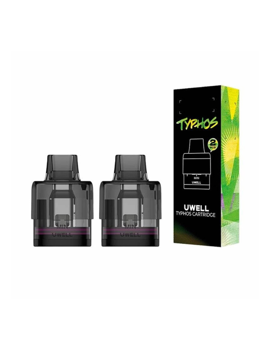 Cartouches Typhos 0.3/0.6/0.8Ω 6 ml (2 pcs) Uwell | Pods de remplacement