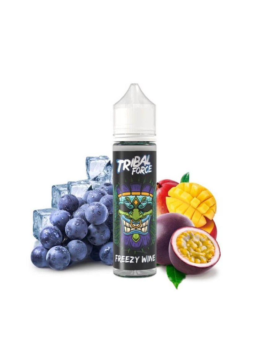 Freezy Wine 0mg 50ml - Tribal Force | E-liquide raisin glacé, mangue, fruit de la passion
