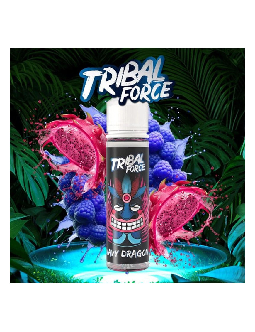 Navy Dragon 0mg 50ml - Tribal Force | E-liquide fruit du dragon et framboise bleue