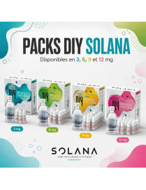 Solana DIY-Pack 3/6/9/12 mg - Basis + Nikotinshots