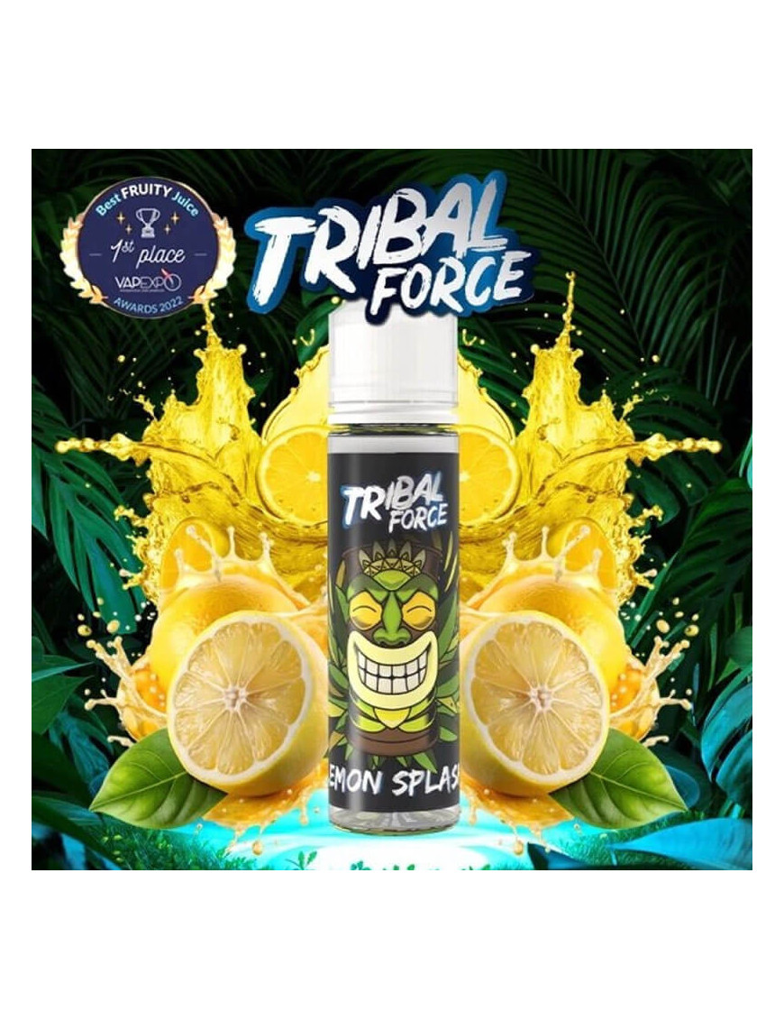 Lemon Splash 0mg 50ml - Tribal Force | E-liquide limonade et citron jaune