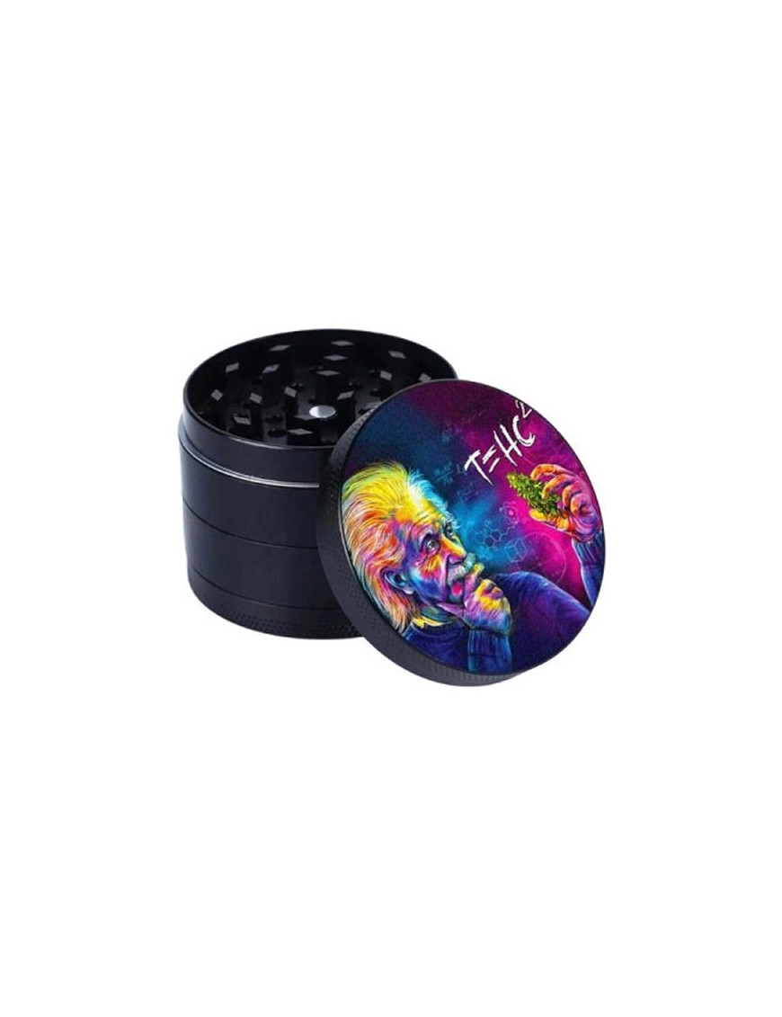 Grinder Einstein UV 4-teilig aus Zink