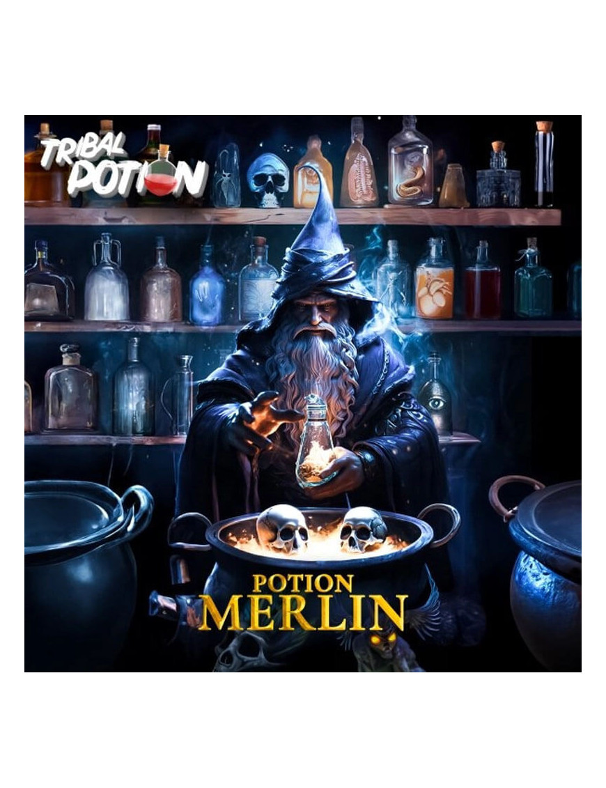 Potion Merlin (Violette/Fruit du dragon/Grenade/Limonade) 0mg 50ml - Tribal Potion - Tribal Force | E-liquide floral et fruité