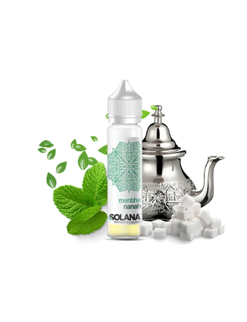 Menthe Nanah 50ml - Menthes - Solana | E-liquide menthe douce thé à la menthe