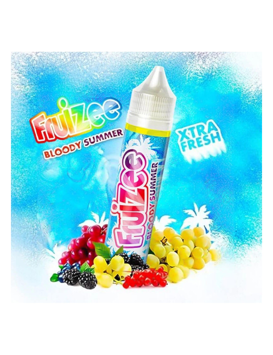 Bloody Summer 0mg 50ml - Fruizee - Eliquid France | E-liquide fruits rouges, raisin, cassis et fraîcheur