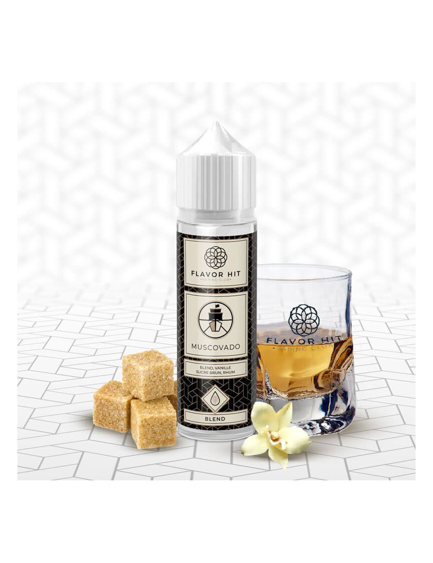 Muscovado 0mg 50ml - Flavor Hit | E-liquide classic blond sucre brun rhum vanille