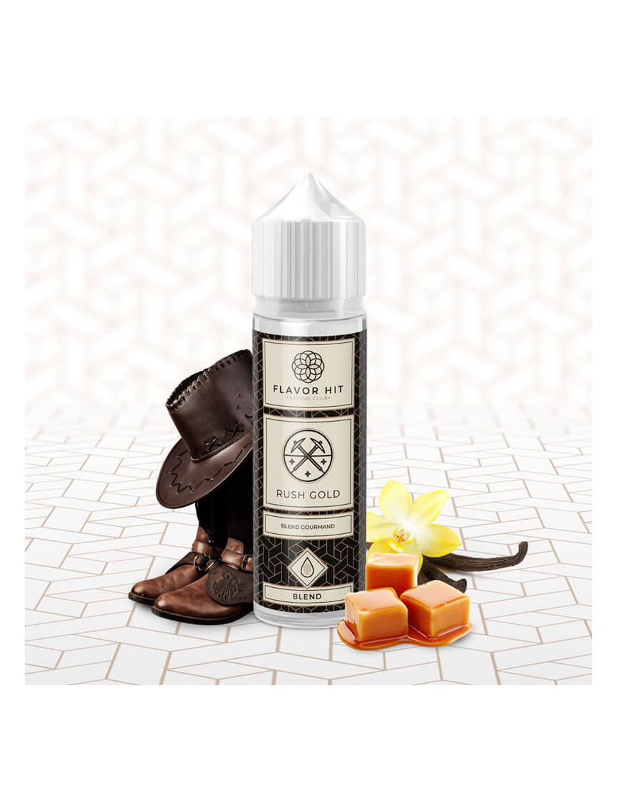 Rush Gold 0mg 50ml - Flavor Hit | E-liquide classic blond, biscuit et caramel
