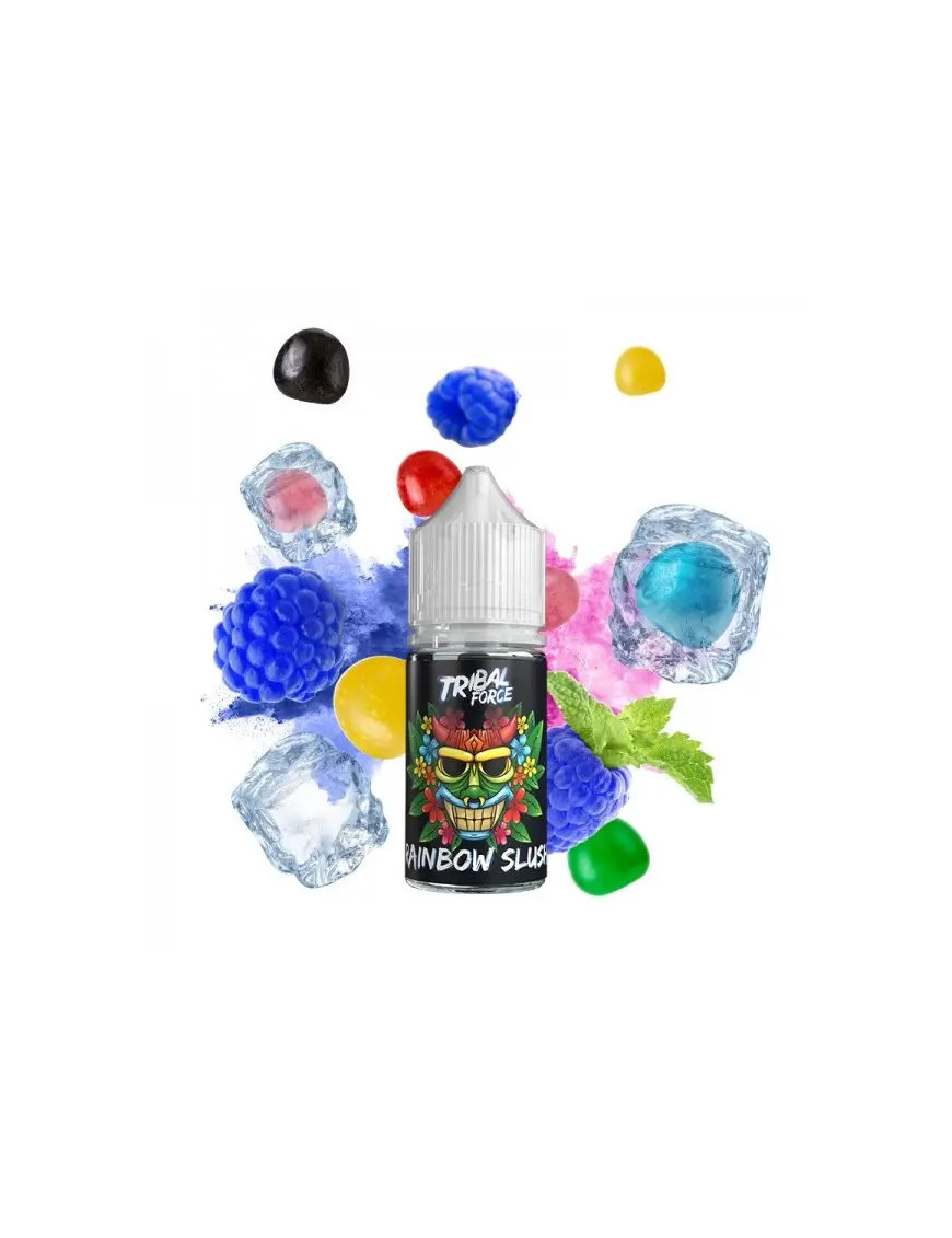 Concentré Rainbow Slush 30ml - Tribal Force : Bonbons gélifiés et framboise bleue fraîche