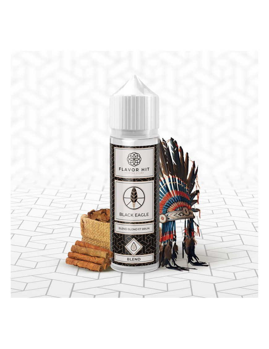 Black Eagle 0mg 50ml - Flavor Hit | E-liquide tabac blond et brun épicé