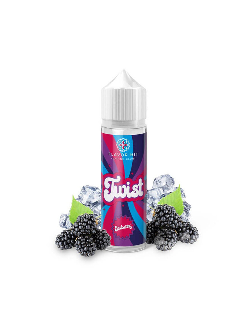 Ice Berry 0mg 50ml - Flavor Hit | E-liquide mûre sauvage et fraîcheur intense