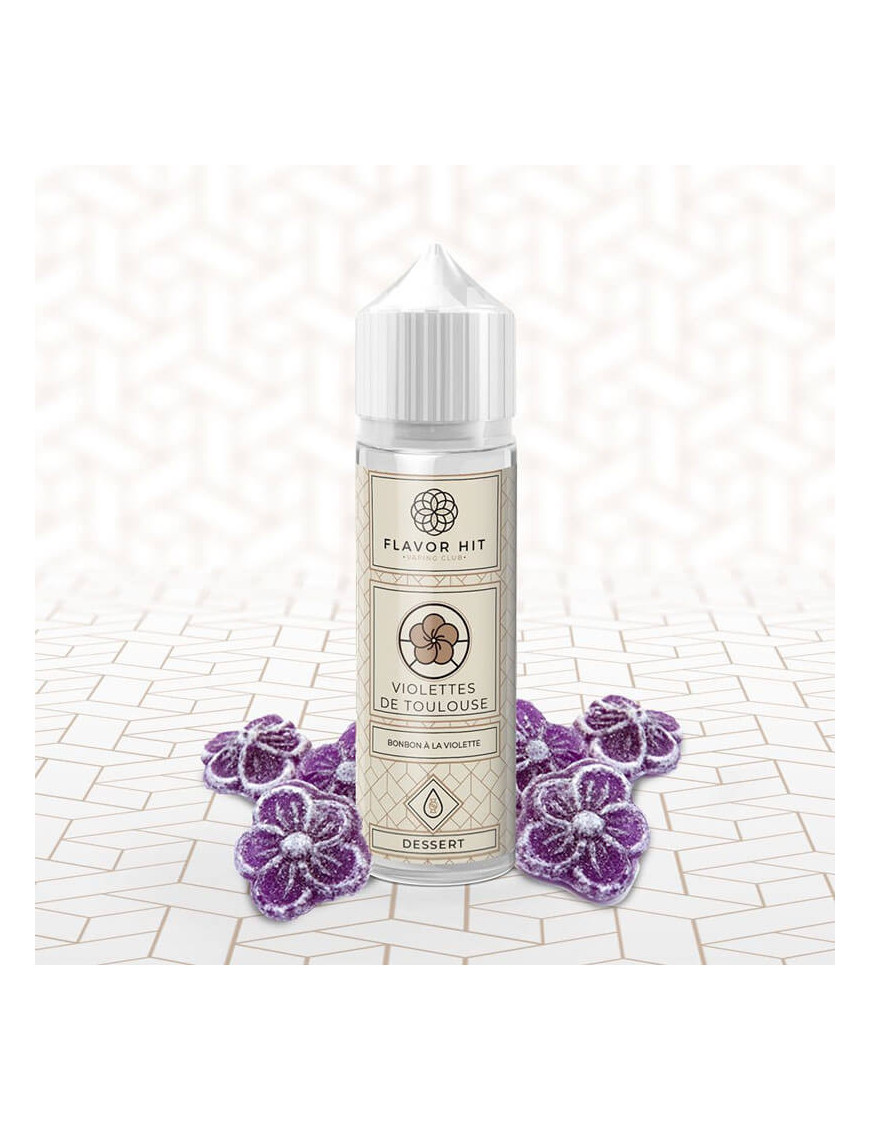 Violettes de Toulouse 0mg 50ml - Flavor Hit | E-liquide saveur bonbon à la violette