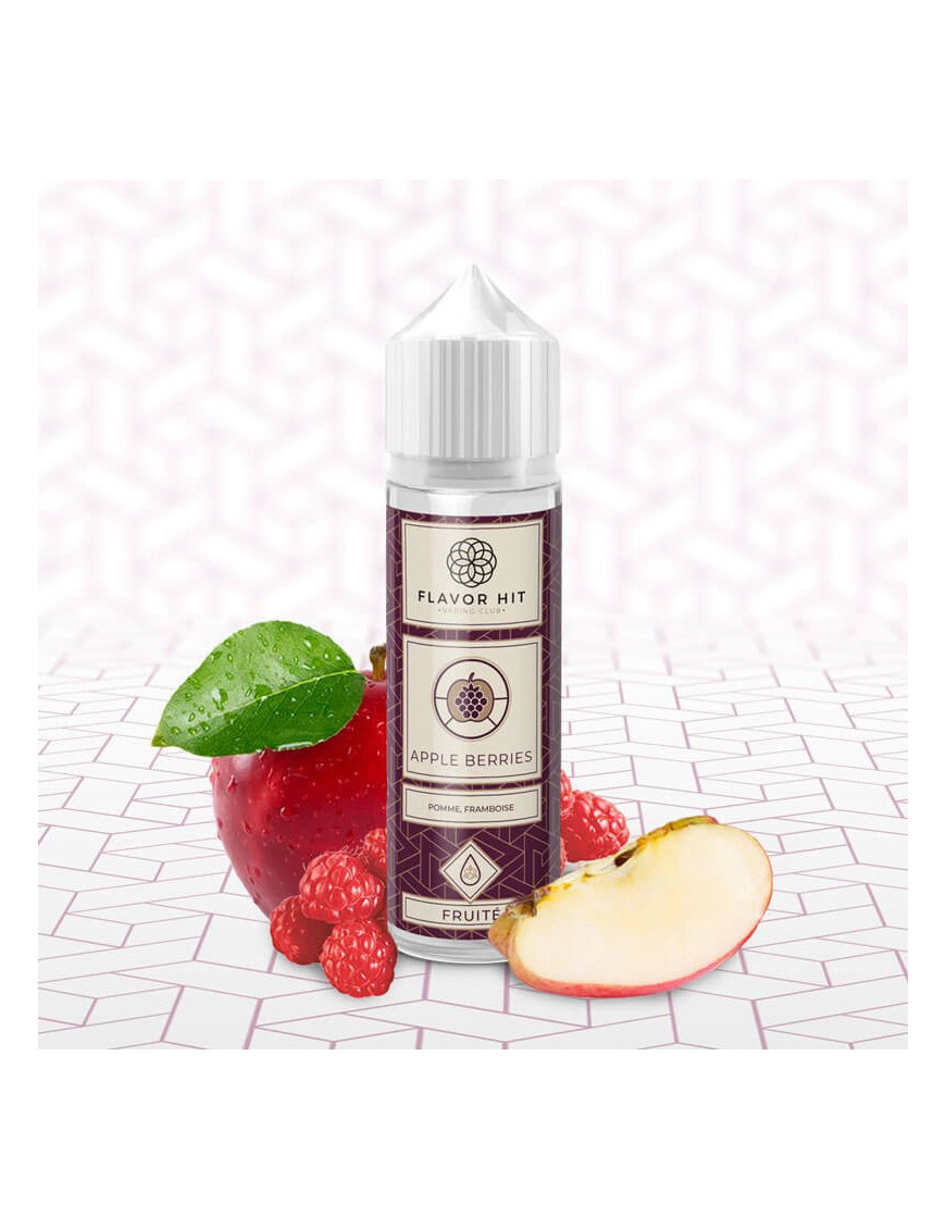 Apple Berries 0mg 50ml - Flavor Hit | E-liquide pomme et framboise