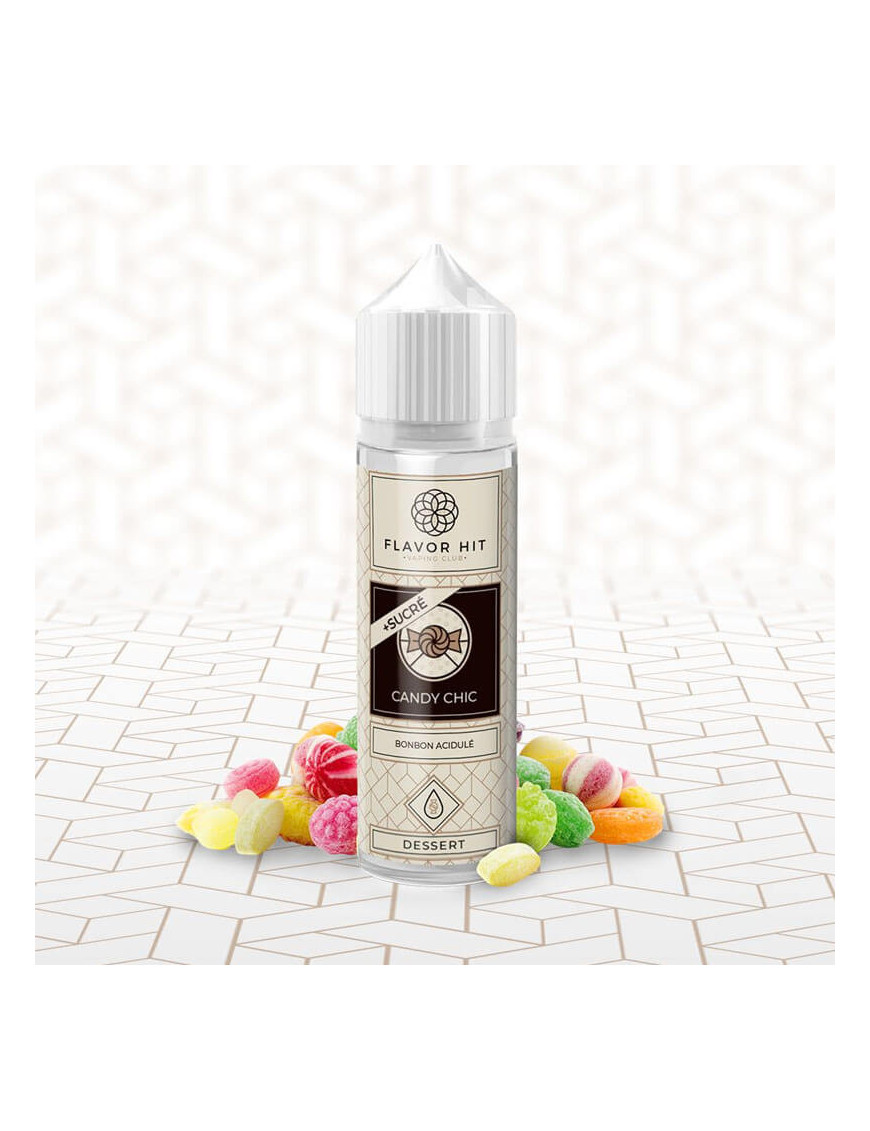 Candy Chic +Sucré 0mg 50ml - Flavor Hit | E-liquide bonbon multifruits