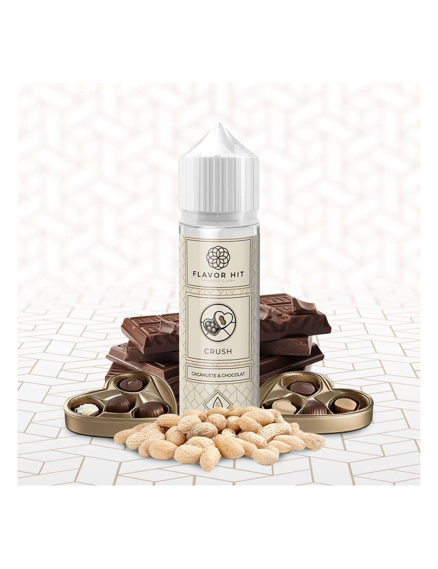 Crush 0mg 50ml - Flavor Hit | E-liquide cacahuète caramel et vanille