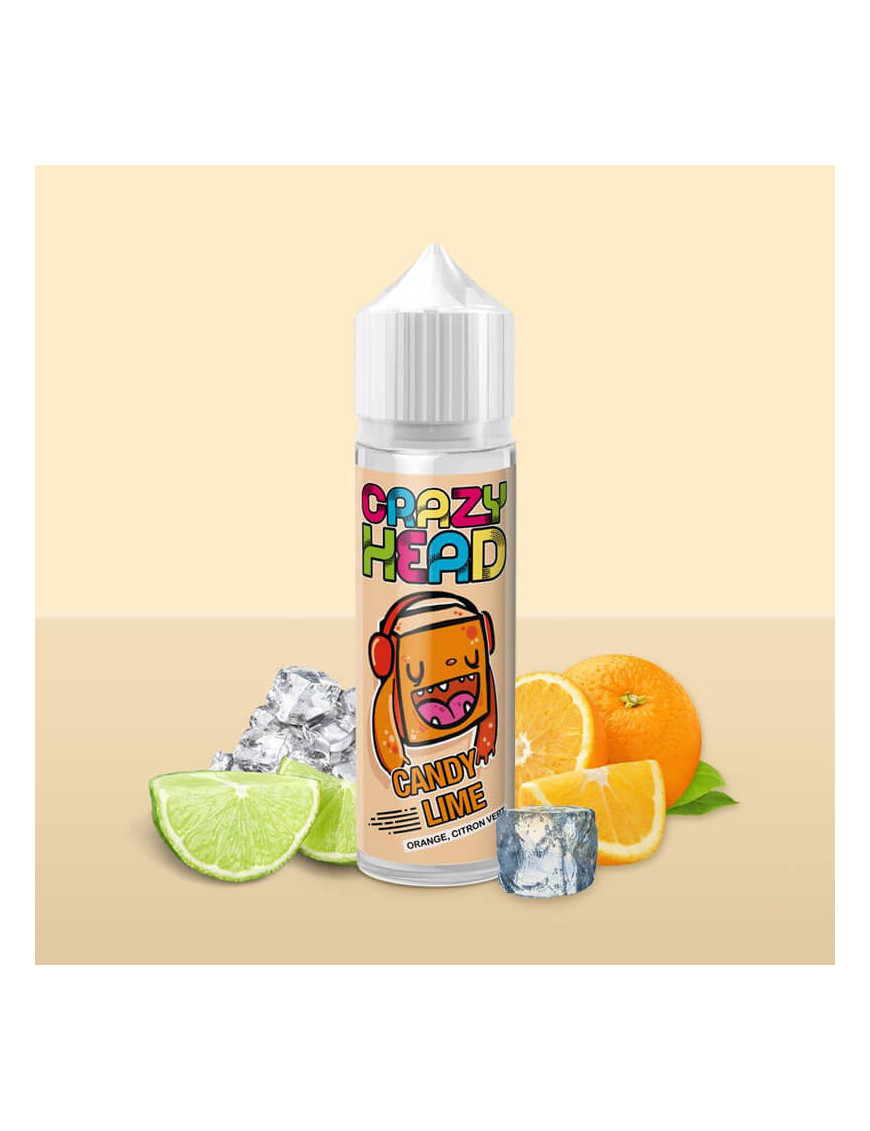 Candy Lime 0mg 50ml - Flavor Hit | E-liquide bonbon acidulé, citron vert et orange