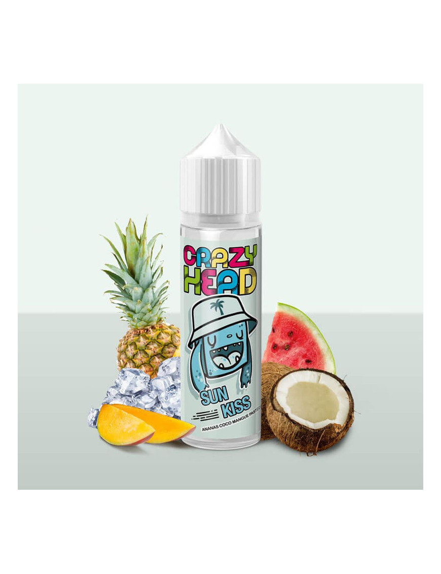 Sun Kiss 0mg 50ml - Flavor Hit | E-liquide coco, mangue, ananas, pastèque et fraîcheur