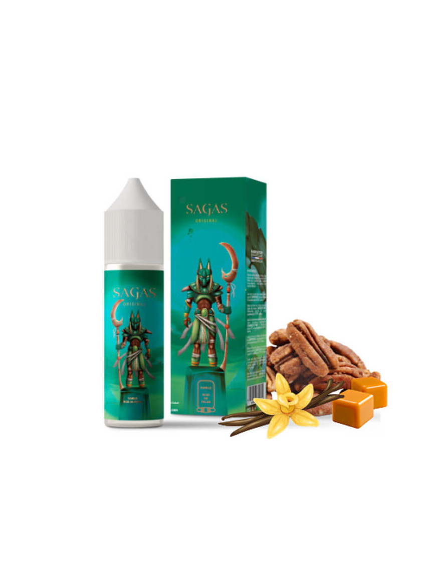 Sagas Original 0mg 50ml - Solana | E-liquide vanille, caramel et noix de pécan
