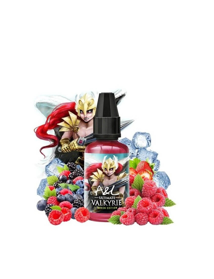 Concentré Valkyrie Green Edition 30ml – Ultimate – A&L | Arôme fruits rouges frais sans sucralose