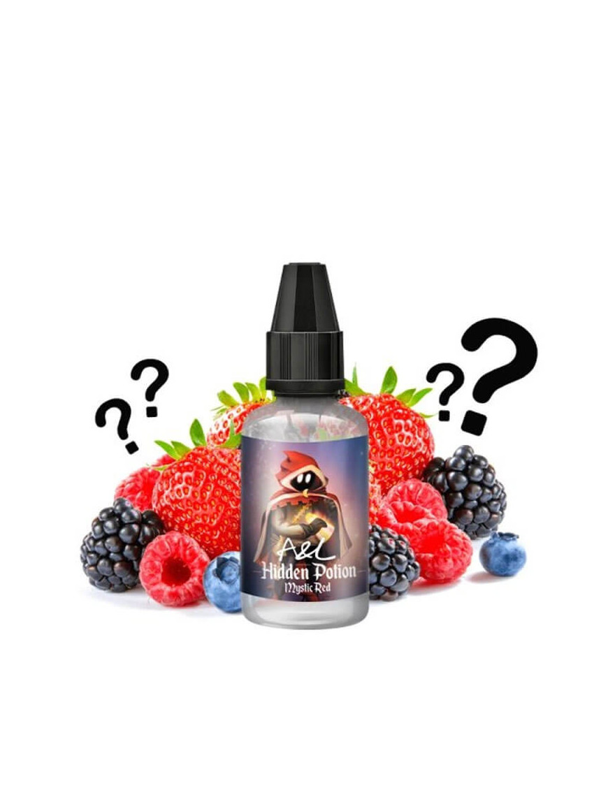 Concentré Mystic Red 30ml – Hidden Potion – A&L | Arôme fruits rouges frais et mystérieux