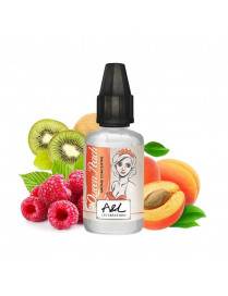Concentré Queen Peach 30ml – Les Créations – A&L | Arôme pêche, framboise, kiwi