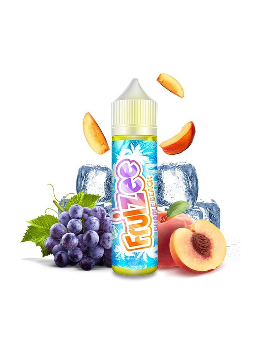 E-liquide Purple Beach 50ml – Fruizee – Eliquid France | Pêche, raisin, fraîcheur