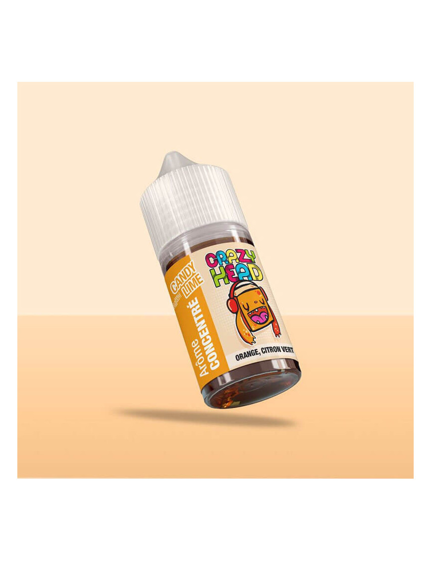 Concentré Candy Lime 30ml – Crazy Head – Flavor Hit | Arôme citron vert, orange