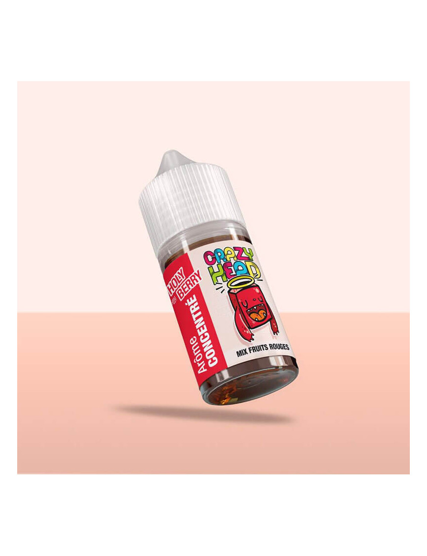 Concentré Holy Berry 30ml – Crazy Head – Flavor Hit | Arôme framboise, mûre, groseille, fraîcheur