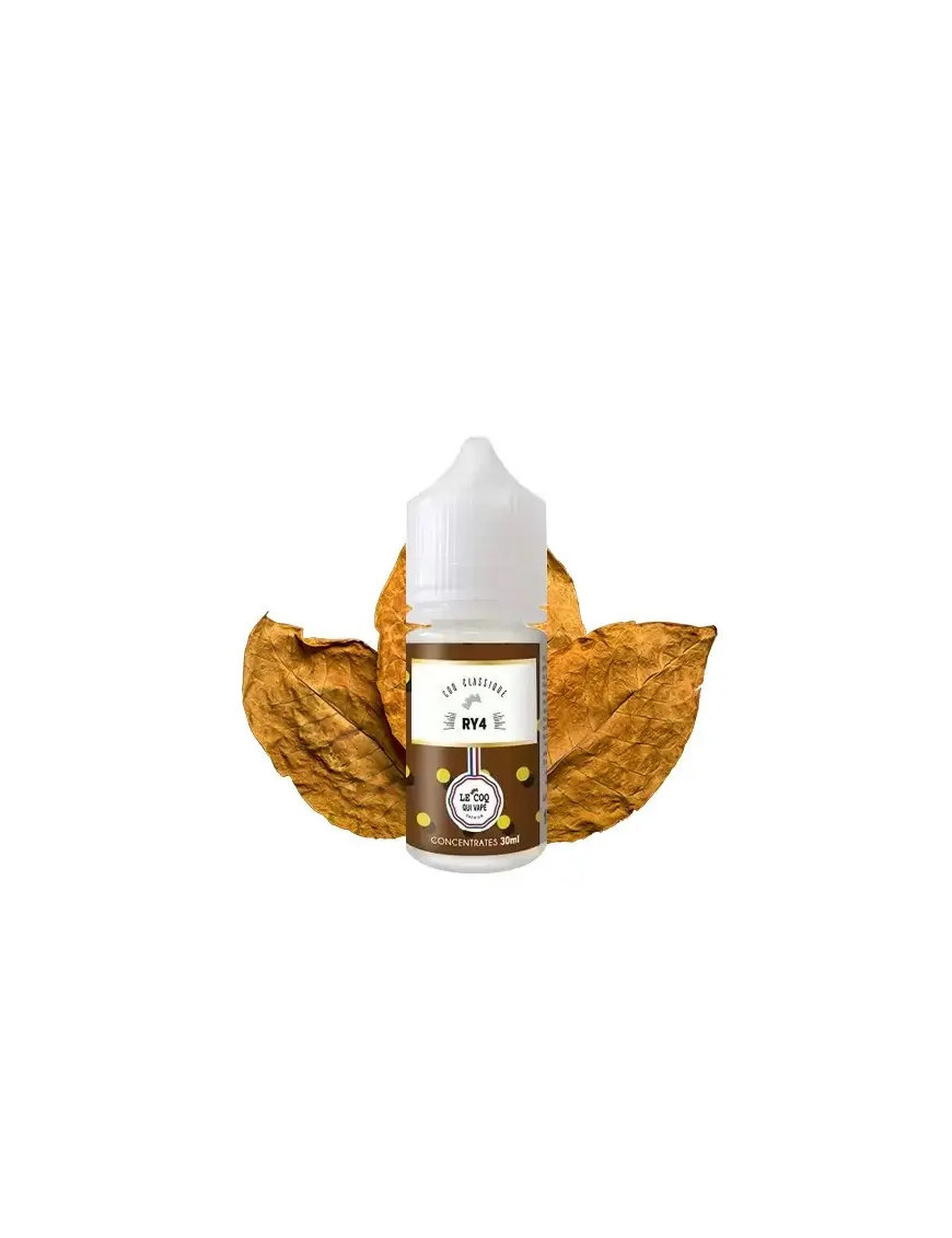 Concentré Classic RY4 30ml - Arôme Classic Blond, Vanille et Caramel Le Coq Qui Vape
